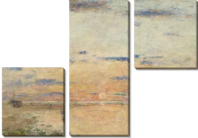 Картина Гавр. Закат на море.