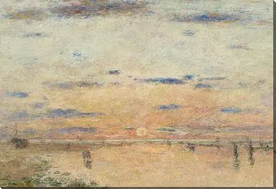 Картина Гавр. Закат на море.