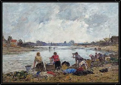 Прачки на берегу Тука