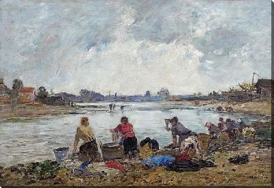 Прачки на берегу Тука