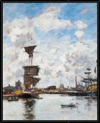 Картина Довиль, Бассейн