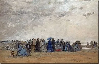 Картина Пляжная сцена во время отлива