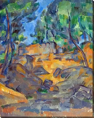 Картина Деревья и скалы, рядом с Шато Нуар