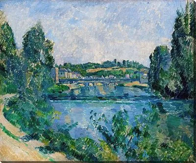 Картина Мост и плотина в Понтуазе