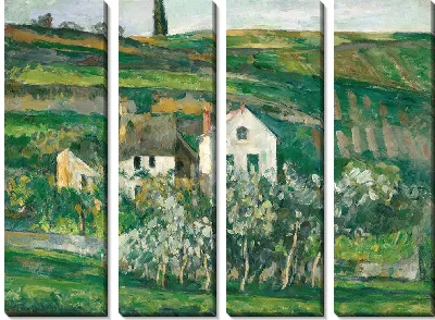 Картина Маленькие домики в Понтуазе