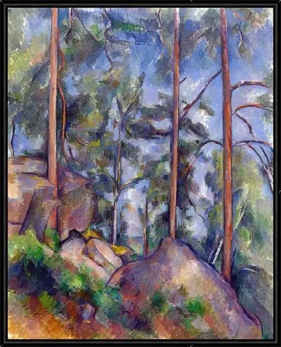 Картина Сосны и скалы (Фонтенбло).