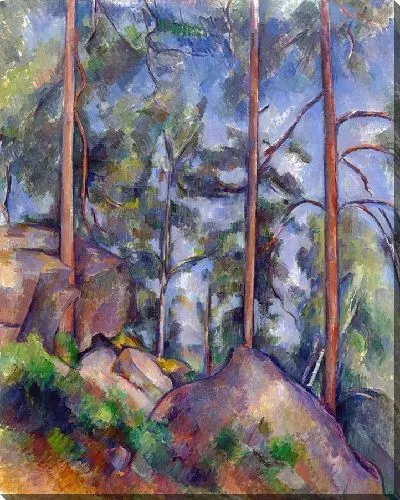 Картина Сосны и скалы (Фонтенбло).