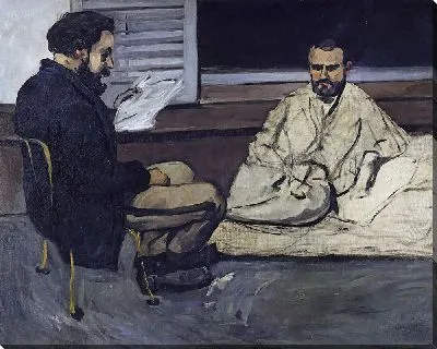 Картина Поль Алексис читает рукопись Золя