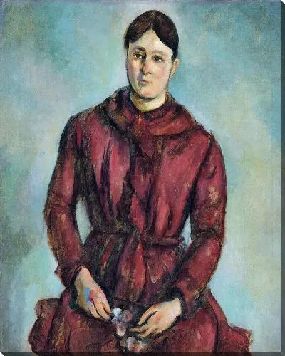 Картина Госпожа Сезанн в красном