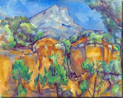 Картина Вид на гору Сент-Виктуар со стороны карьера Бибемюс