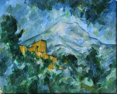 Картина Мон-Сент-Виктуар и Шато Нуар