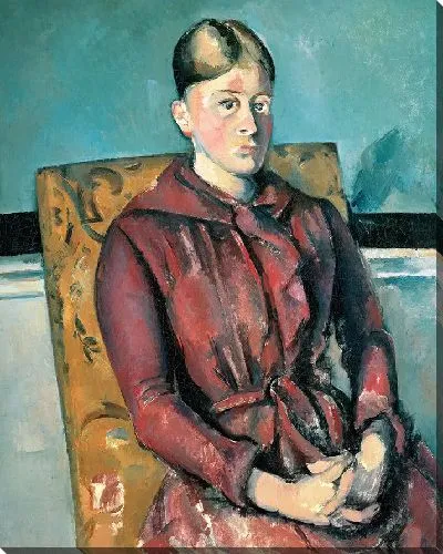 Картина Мадам Сезанн в желтом кресле