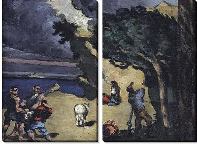 Картина Воры и осел