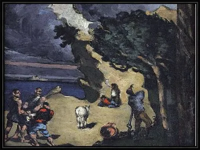 Картина Воры и осел