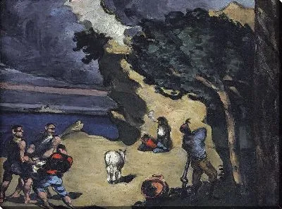 Картина Воры и осел