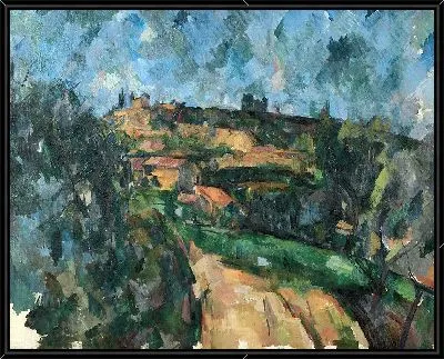 Картина Изгиб дороги в верхней части Chemin Des Lauves