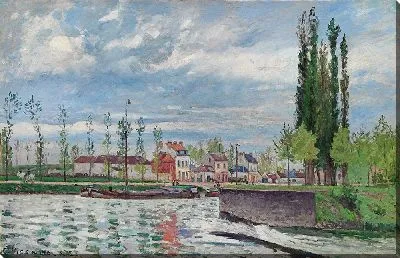 Картина Шлюз в Понтуазе (1872)