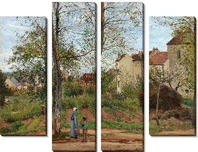 Картина Пейзаж в Лувесьене (1870)