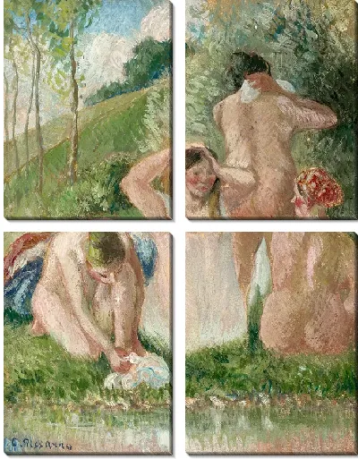 Картина Группа купальщиков (около 1901 г.)
