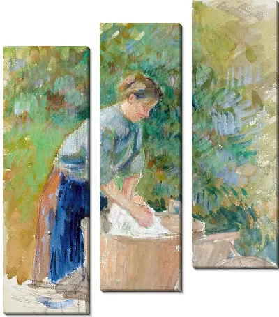 Картина Женщина стирает белье в ванне (около 1889 г.)