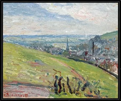 Картина Окрестности Руана (1883 г.)