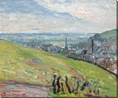 Картина Окрестности Руана (1883 г.)