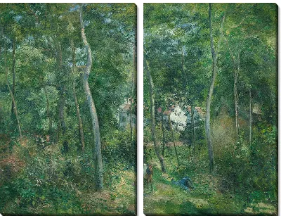 Картина Опушка леса близ Л’Эрмитажа, Понтуаз (1879)