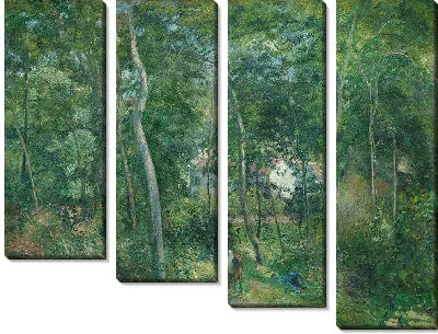 Картина Опушка леса близ Л’Эрмитажа, Понтуаз (1879)