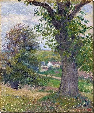 Картина Каштаны в Осни (1883)