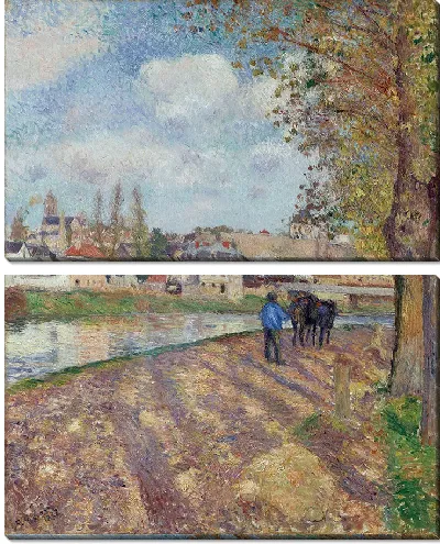 Картина Путь к замку, Сен-Уан-л'Омон (1882 г.)