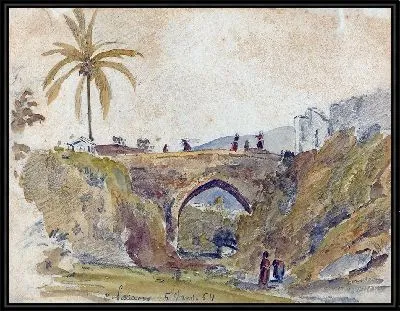 Картина Мост в Каракасе (1854)