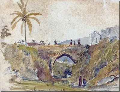 Картина Мост в Каракасе (1854)