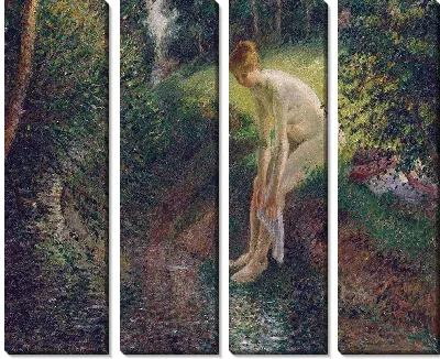 Картина Купальщица в лесу (1895)