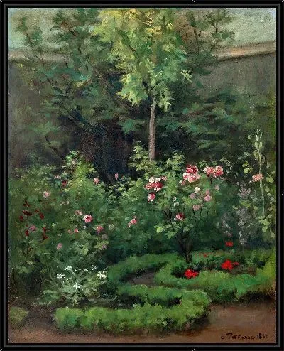 Картина Розовый сад (1862)