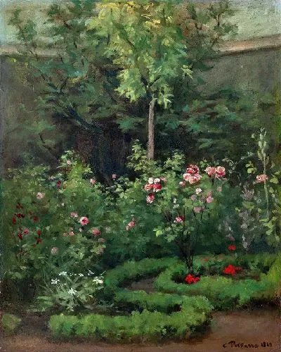 Картина Розовый сад (1862)