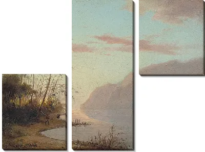 Картина Ручей на острове Сент-Томас (Виргинские острова) (1856)