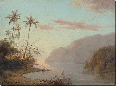 Картина Ручей на острове Сент-Томас (Виргинские острова) (1856)