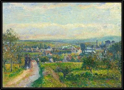Картина Вид на Сен-Уан-л'Омон (1877 г.)