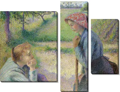 Картина Две молодые крестьянки (1891–92)