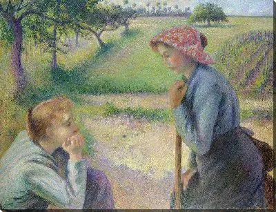 Картина Две молодые крестьянки (1891–92)