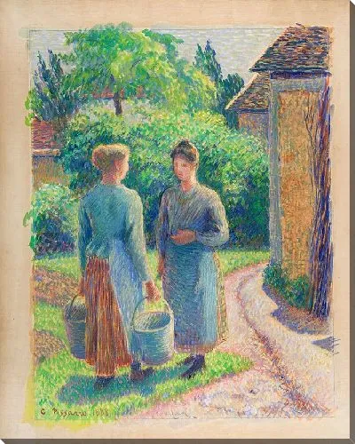 Картина Две женщины в саду (1888)