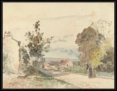 Картина Дорога из Версаля в Лувесьенн (ок. 1872 г.)