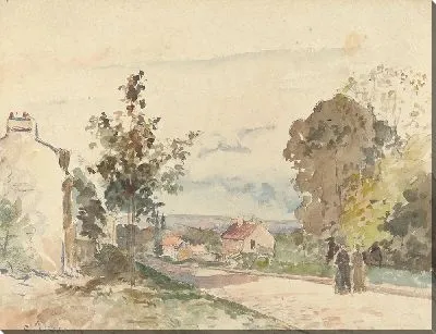 Картина Дорога из Версаля в Лувесьенн (ок. 1872 г.)