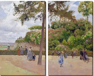 Картина Общественный сад в Понтуазе (1874)
