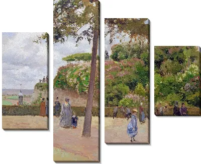 Картина Общественный сад в Понтуазе (1874)