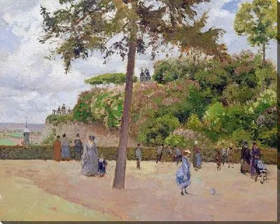 Картина Общественный сад в Понтуазе (1874)