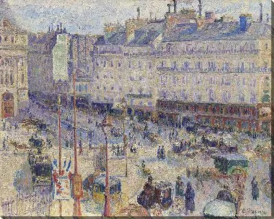 Картина Площадь Гавра, Париж (1893 г.)