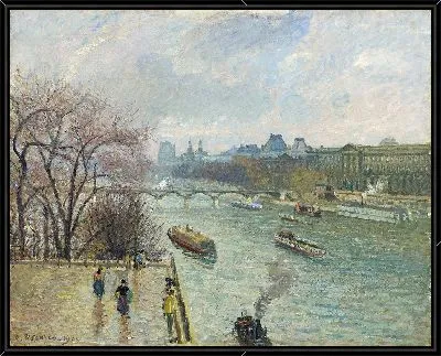 Картина Лувр, Дождливая погода после полудня (1900)