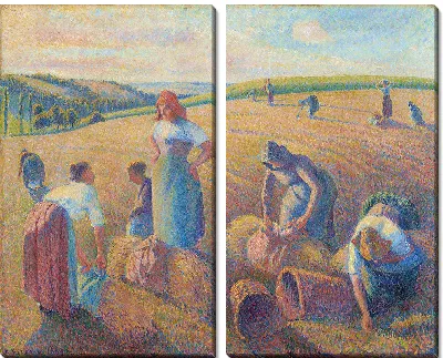 Картина Сборщицы колосьев (1889)