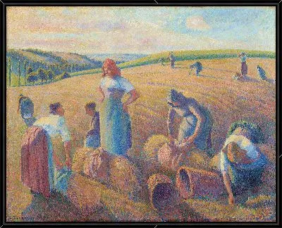 Картина Сборщицы колосьев (1889)